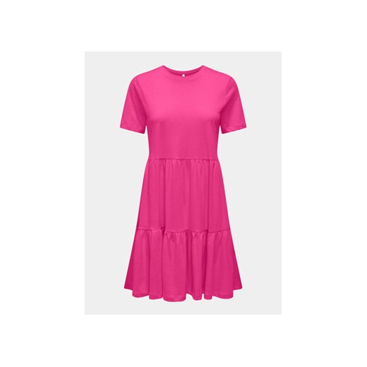 ONLY Sukienka codzienna May 15286934 Różowy Regular Fit ze sklepu MODIVO w kategorii Sukienki - zdjęcie 172325505