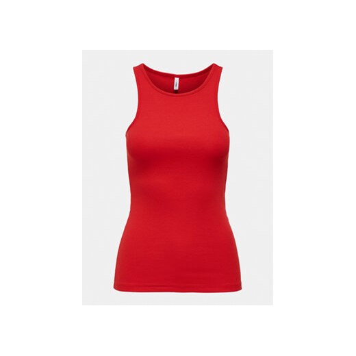 ONLY Top Kenya 15234659 Czerwony Regular Fit ze sklepu MODIVO w kategorii Bluzki damskie - zdjęcie 172325536