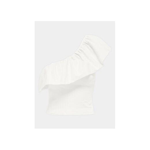 ONLY Top Soffy 15320339 Biały Regular Fit ze sklepu MODIVO w kategorii Bluzki damskie - zdjęcie 172325589