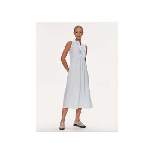 Silvian Heach Sukienka letnia GPP23331VE Błękitny Regular Fit ze sklepu MODIVO w kategorii Sukienki - zdjęcie 172325599