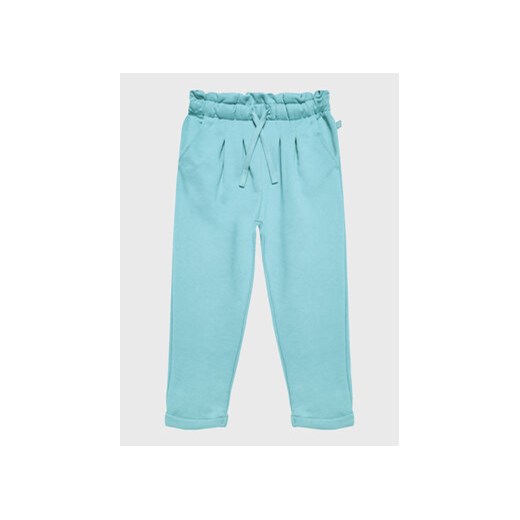 United Colors Of Benetton Spodnie dresowe 3JLXCF025 Turkusowy Regular Fit ze sklepu MODIVO w kategorii Spodnie dziewczęce - zdjęcie 172325608