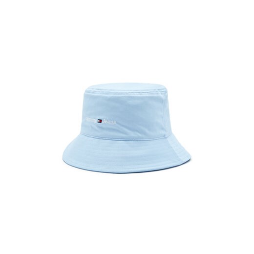 Tommy Jeans Kapelusz Sport Bucket AW0AW14989 Błękitny ze sklepu MODIVO w kategorii Kapelusze damskie - zdjęcie 172325616