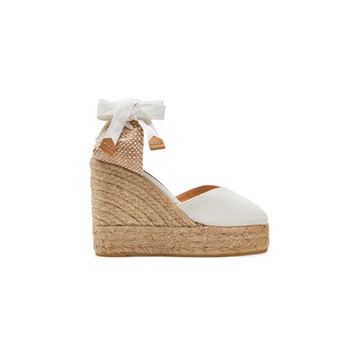 Castañer Espadryle Bilina/8Ed/001 023004 Biały ze sklepu MODIVO w kategorii Espadryle damskie - zdjęcie 172325618