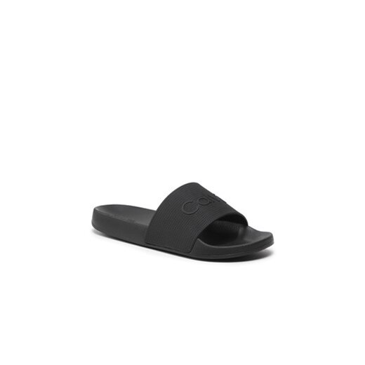 Calvin Klein Klapki Pool Slide Rubber HM0HM00636 Czarny ze sklepu MODIVO w kategorii Klapki męskie - zdjęcie 172325687