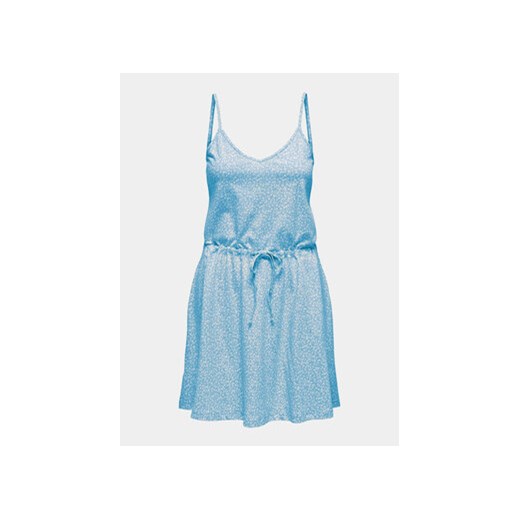 ONLY Sukienka letnia May 15316906 Niebieski Regular Fit ze sklepu MODIVO w kategorii Sukienki - zdjęcie 172325707
