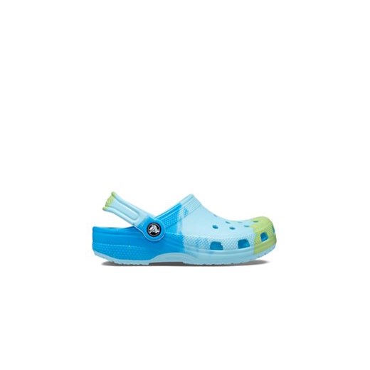 Crocs Klapki Classic Ombre Clog T 208287 Błękitny ze sklepu MODIVO w kategorii Buciki niemowlęce - zdjęcie 172325768