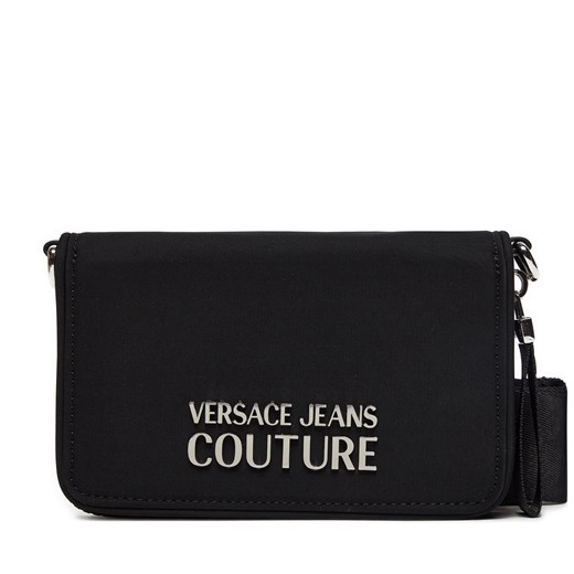 Torebka Versace Jeans Couture 75VA4BS5 Czarny ze sklepu eobuwie.pl w kategorii Listonoszki - zdjęcie 172326469