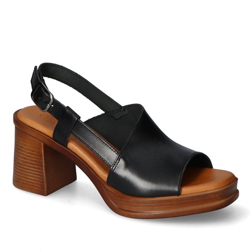 Sandały Hee 24544 Czarne lico ze sklepu Arturo-obuwie w kategorii Sandały damskie - zdjęcie 172327125