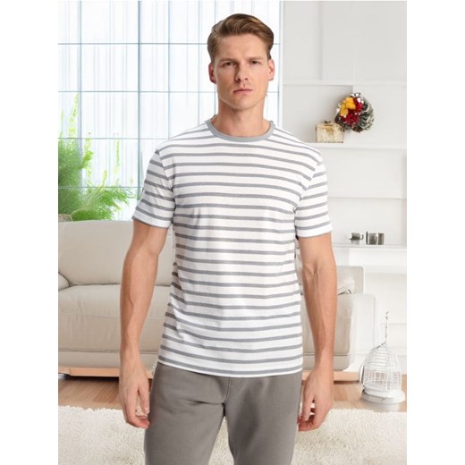 Sinsay - Koszulka - niebieski ze sklepu Sinsay w kategorii T-shirty męskie - zdjęcie 172328175