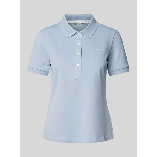Koszulka polo o kroju regular fit w jednolitym kolorze ze sklepu Peek&Cloppenburg  w kategorii Bluzki damskie - zdjęcie 172329675
