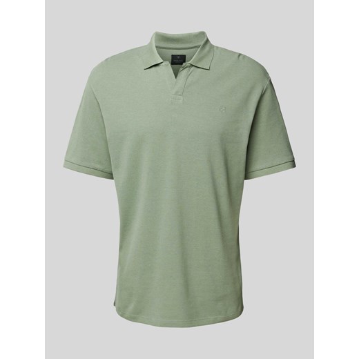 Koszulka polo z prążkowanymi zakończeniami rękawów model ‘BLADON’ ze sklepu Peek&Cloppenburg  w kategorii T-shirty męskie - zdjęcie 172329676