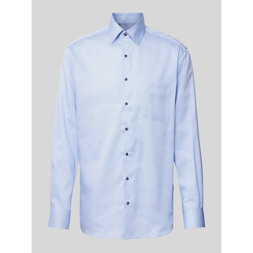 Koszula biznesowa o kroju modern fit ze wzorem na całej powierzchni ze sklepu Peek&Cloppenburg  w kategorii Koszule męskie - zdjęcie 172329725
