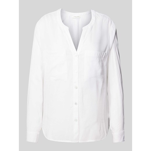 Bluzka koszulowa z kieszenią na piersi ze sklepu Peek&Cloppenburg  w kategorii Bluzki damskie - zdjęcie 172329827