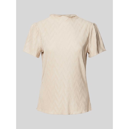 T-shirt z fakturowanym wzorem model ‘PLISEA’ ze sklepu Peek&Cloppenburg  w kategorii Bluzki damskie - zdjęcie 172329859