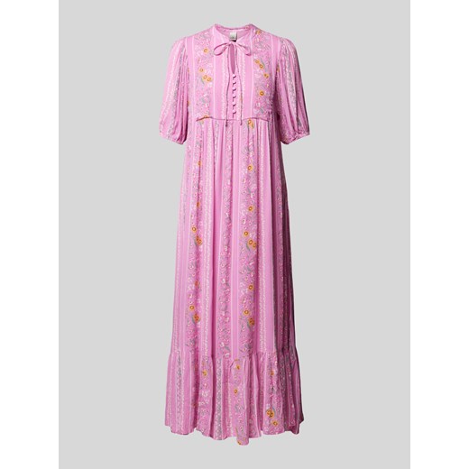 Sukienka midi z kwiatowym wzorem model ‘BELLA’ Yas S Peek&Cloppenburg 