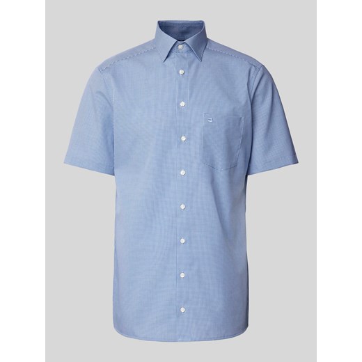 Koszula biznesowa o kroju modern fit w kratkę vichy ze sklepu Peek&Cloppenburg  w kategorii Koszule męskie - zdjęcie 172329909