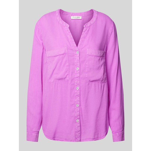 Bluzka koszulowa z kieszenią na piersi ze sklepu Peek&Cloppenburg  w kategorii Bluzki damskie - zdjęcie 172329968