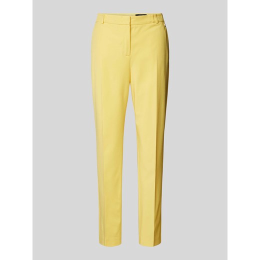 Spodnie do garnituru o kroju slim fit w kant ze sklepu Peek&Cloppenburg  w kategorii Spodnie damskie - zdjęcie 172329978