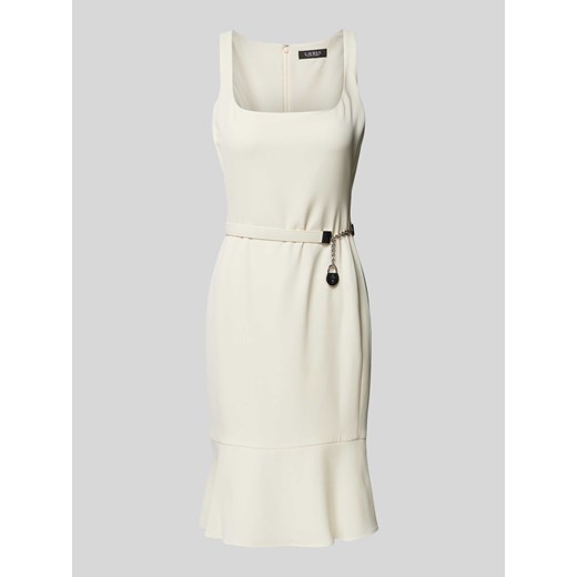 Sukienka o długości do kolan z wiązanym paskiem ze sklepu Peek&Cloppenburg  w kategorii Sukienki - zdjęcie 172330049
