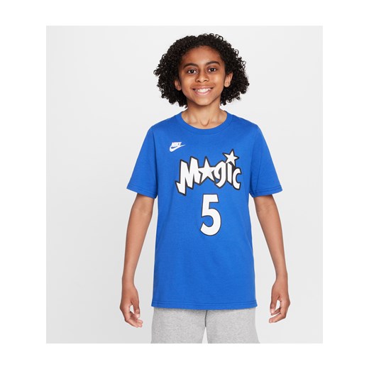 T-shirt dla dużych dzieci (chłopców) Nike NBA Paolo Banchero Orlando Magic Essential - Niebieski ze sklepu Nike poland w kategorii T-shirty chłopięce - zdjęcie 172330138