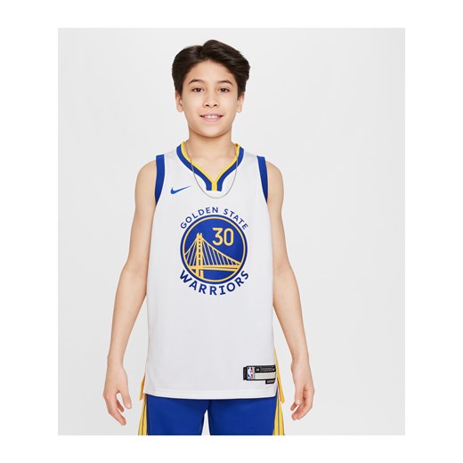Koszulka dla dużych dzieci Nike NBA Swingman Stephen Curry Golden State Warriors Association Edition 2022/23 - Biel ze sklepu Nike poland w kategorii T-shirty chłopięce - zdjęcie 172330179