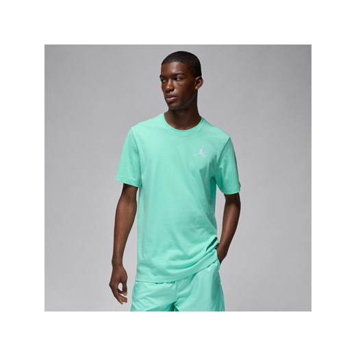 Męski T-shirt z krótkim rękawem Jordan Jumpman - Zieleń ze sklepu Nike poland w kategorii T-shirty męskie - zdjęcie 172330187