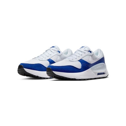 Nike Skórzane sneakersy &quot;Air Max Systm&quot; w kolorze biało-niebieskim Nike 41 okazyjna cena Limango Polska