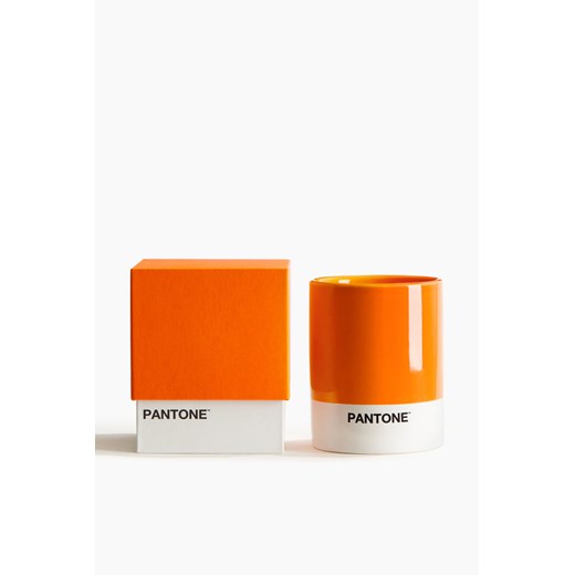 H & M - Świeca zapachowa w kamionkowym pojemniku - Pomarańczowy ze sklepu H&M w kategorii Świece i dyfuzory - zdjęcie 172330448