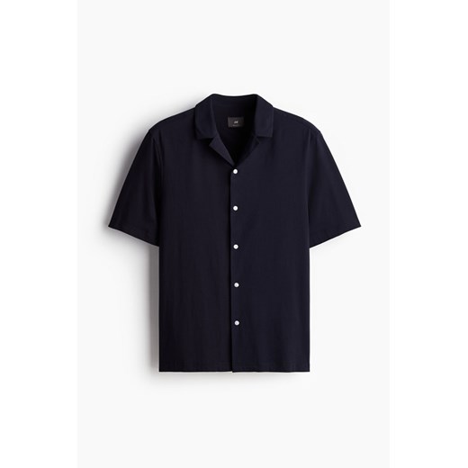 H & M - Koszula z bawełny pima Regular Fit - Niebieski H & M XL H&M