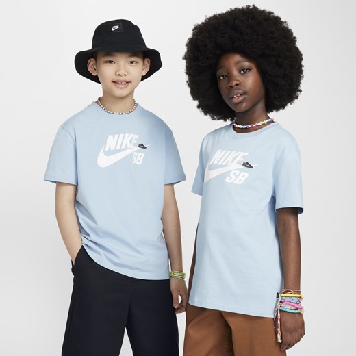T-shirt dla dużych dzieci Nike SB - Niebieski Nike L Nike poland