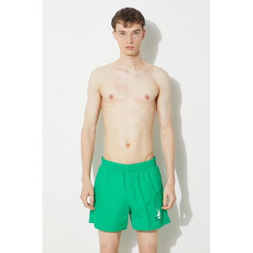 Helly Hansen szorty kąpielowe kolor zielony ze sklepu PRM w kategorii Kąpielówki - zdjęcie 172332795
