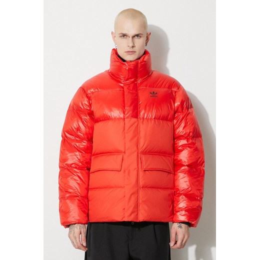 adidas Originals kurtka puchowa męska kolor czerwony zimowa IR7132 L wyprzedaż PRM