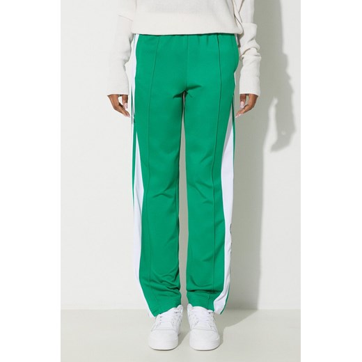 adidas Originals spodnie dresowe Adibreak Pant kolor zielony wzorzyste IP0616 ze sklepu PRM w kategorii Spodnie damskie - zdjęcie 172333536