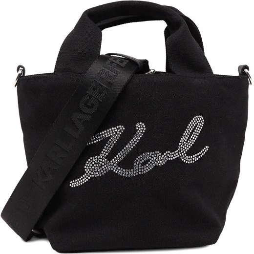 Shopper bag Karl Lagerfeld ze skóry ekologicznej duża 
