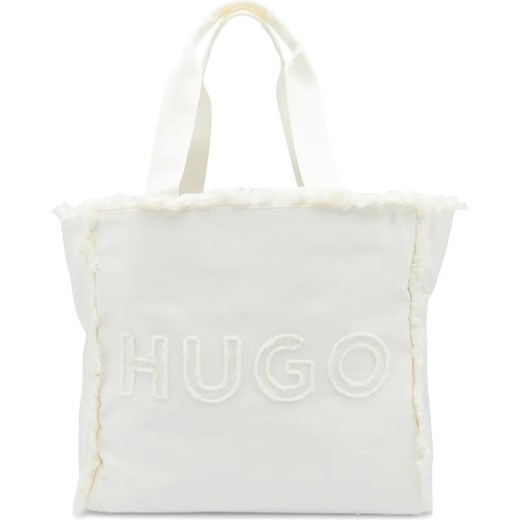 Shopper bag Hugo Boss wakacyjna biała 