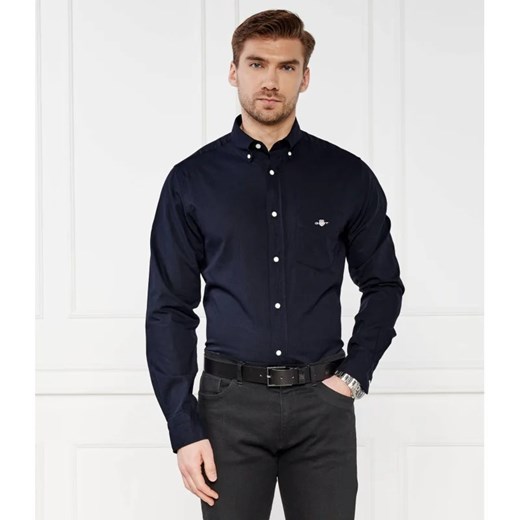 Gant Koszula | Regular Fit | z dodatkiem lnu Gant S Gomez Fashion Store