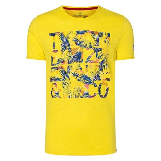 Timezone Koszulka w kolorze żółtym Timezone XXL promocyjna cena Limango Polska