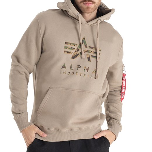 Bluza męska Alpha Industries z bawełny z napisami 