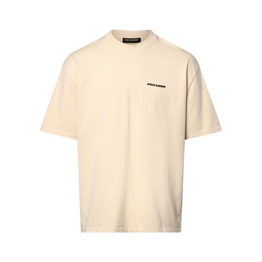 PEGADOR Koszulka męska Mężczyźni Bawełna piaskowy jednolity ze sklepu vangraaf w kategorii T-shirty męskie - zdjęcie 172335856