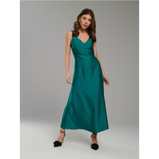 Sinsay - Sukienka maxi - zielony ze sklepu Sinsay w kategorii Sukienki - zdjęcie 172337955