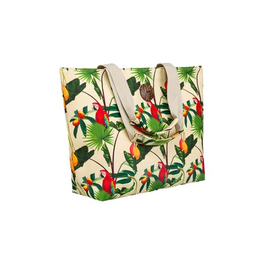 Duża, wiosenno-letnia shopperka damska- papugi ze sklepu 5.10.15 w kategorii Torby Shopper bag - zdjęcie 172338529