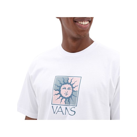 T-shirt męski Vans z krótkim rękawem w stylu młodzieżowym 