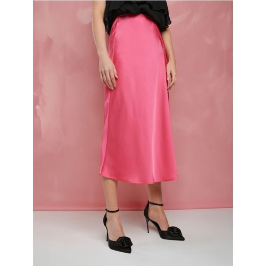 Sinsay - Spódnica midi - różowy ze sklepu Sinsay w kategorii Spódnice - zdjęcie 172341586