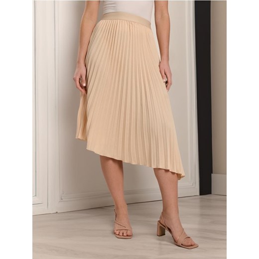 Sinsay - Spódnica midi plisowana - kremowy ze sklepu Sinsay w kategorii Spódnice - zdjęcie 172341588
