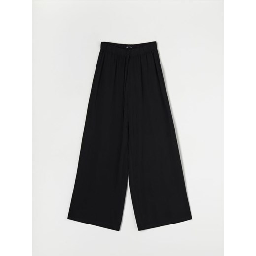 Sinsay - Spodnie wide leg - czarny ze sklepu Sinsay w kategorii Spodnie damskie - zdjęcie 172341678