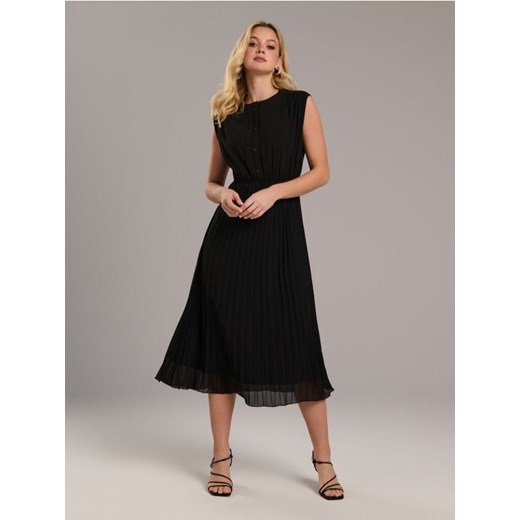 Sinsay - Sukienka midi - czarny ze sklepu Sinsay w kategorii Sukienki - zdjęcie 172341859