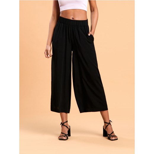 Sinsay - Spodnie z wiskozy - czarny ze sklepu Sinsay w kategorii Spodnie damskie - zdjęcie 172341886