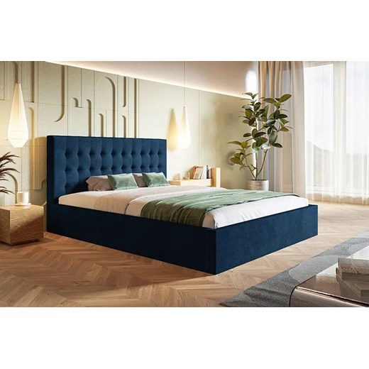 Pikowane łóżko ze schowkiem 180x200 Pikaro 3X - 36 kolorów Elior One Size Edinos.pl