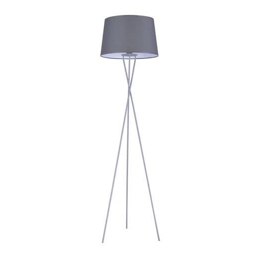 Szara lampa podłogowa trójnóg - S912-Sorgus ze sklepu Edinos.pl w kategorii Lampy podłogowe - zdjęcie 172342457
