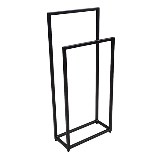 Czarny industrialny stojak na ręczniki 60 cm - Sarsa 4X Elior One Size Edinos.pl